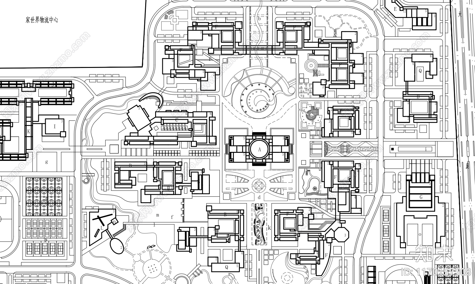 现代学校建筑cad施工图下载【ID:1170157508】