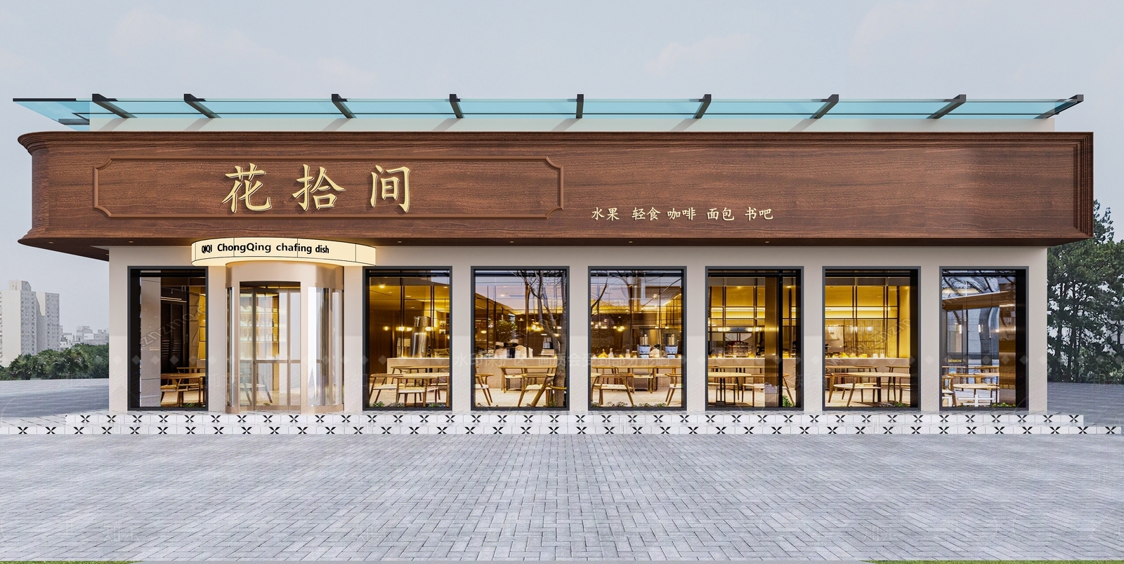 美式甜品面包店3D模型下载【ID:1170162983】