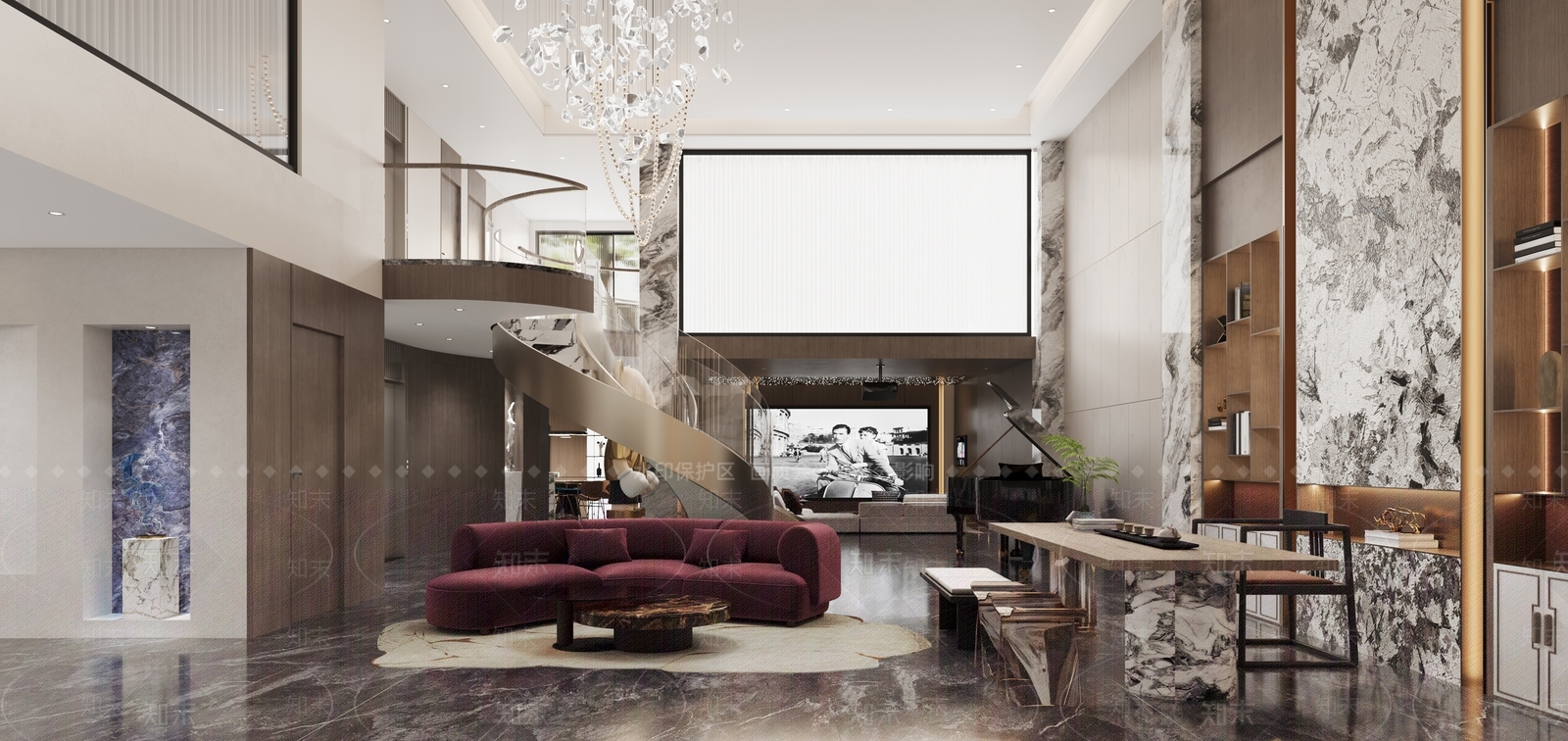 意式影音室3D模型下载【ID:1214723256】