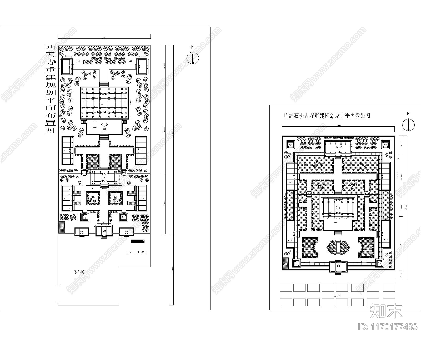 新中式古建cad施工图下载【ID:1170177433】