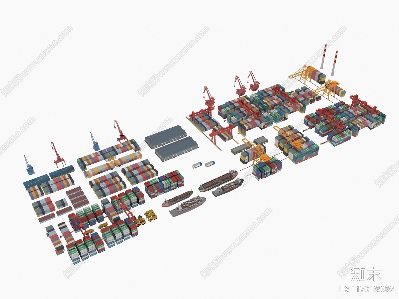 现代其他建筑外观3D模型下载【ID:1170189084】