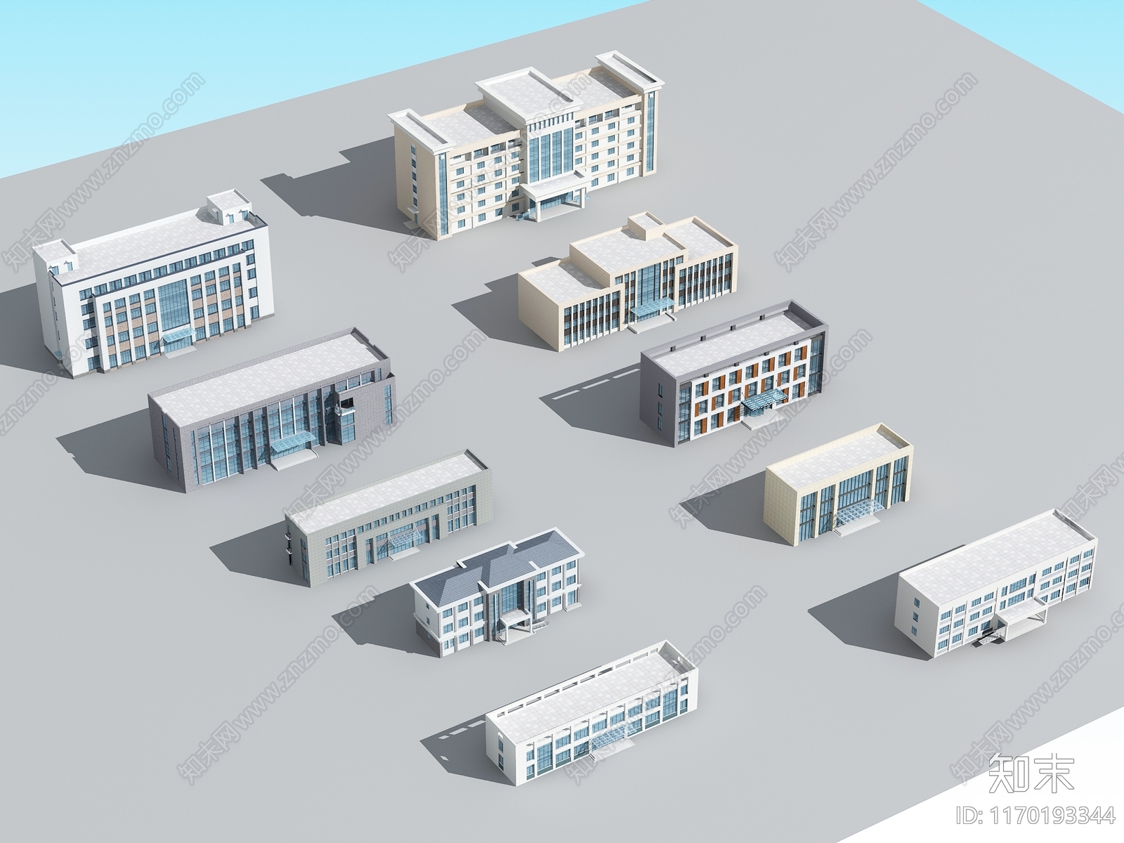 现代其他建筑外观3D模型下载【ID:1170193344】