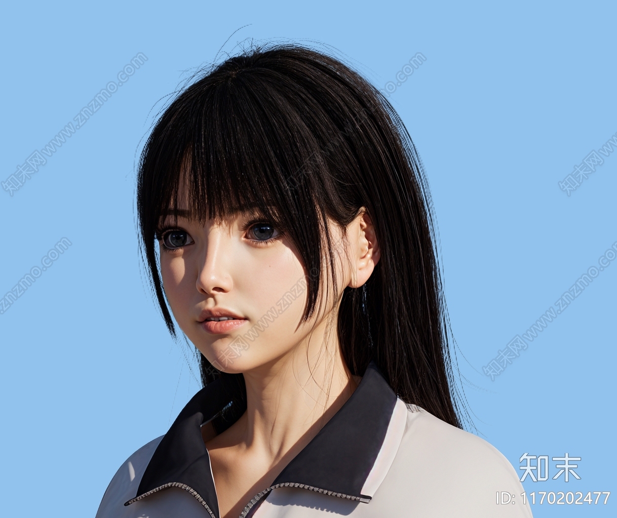 女人3D模型下载【ID:1170202477】