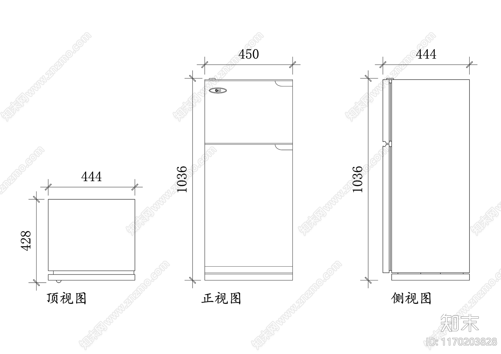 现代办公室cad施工图下载【ID:1170203828】