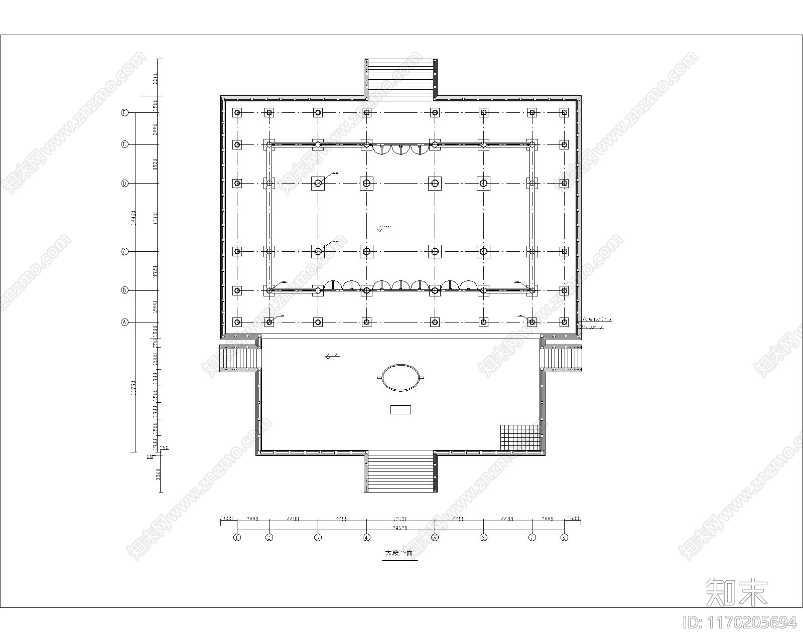 现代古建cad施工图下载【ID:1170205694】