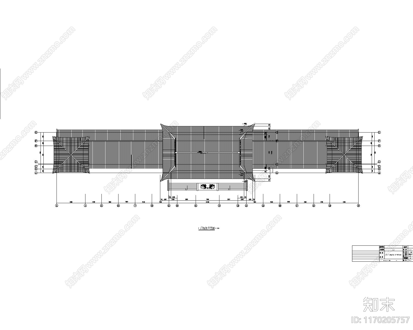 中式古建cad施工图下载【ID:1170205757】