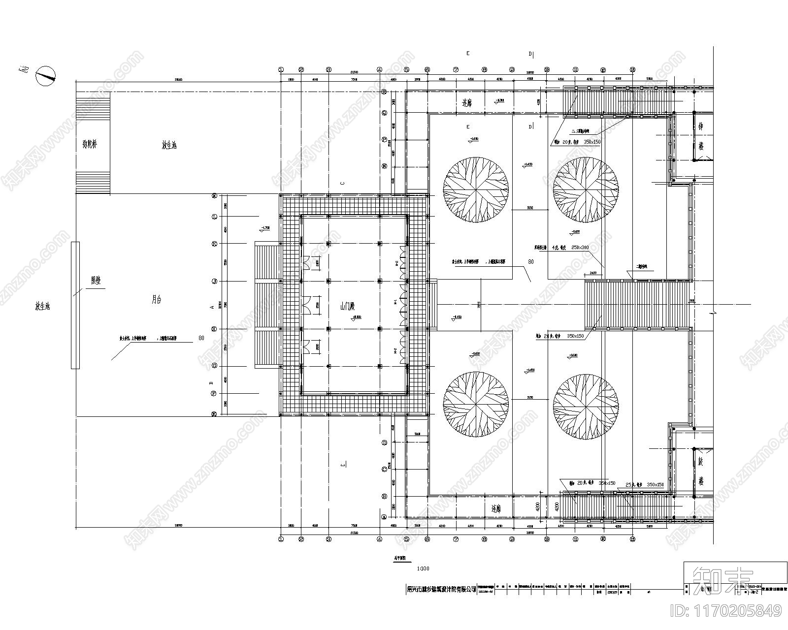 中式古建cad施工图下载【ID:1170205849】