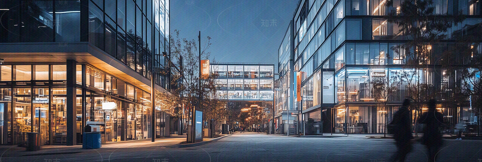 现代街道外景贴图下载【ID:1170213179】