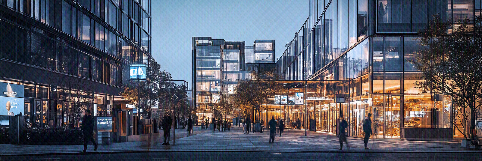 现代街道外景贴图下载【ID:1170213242】