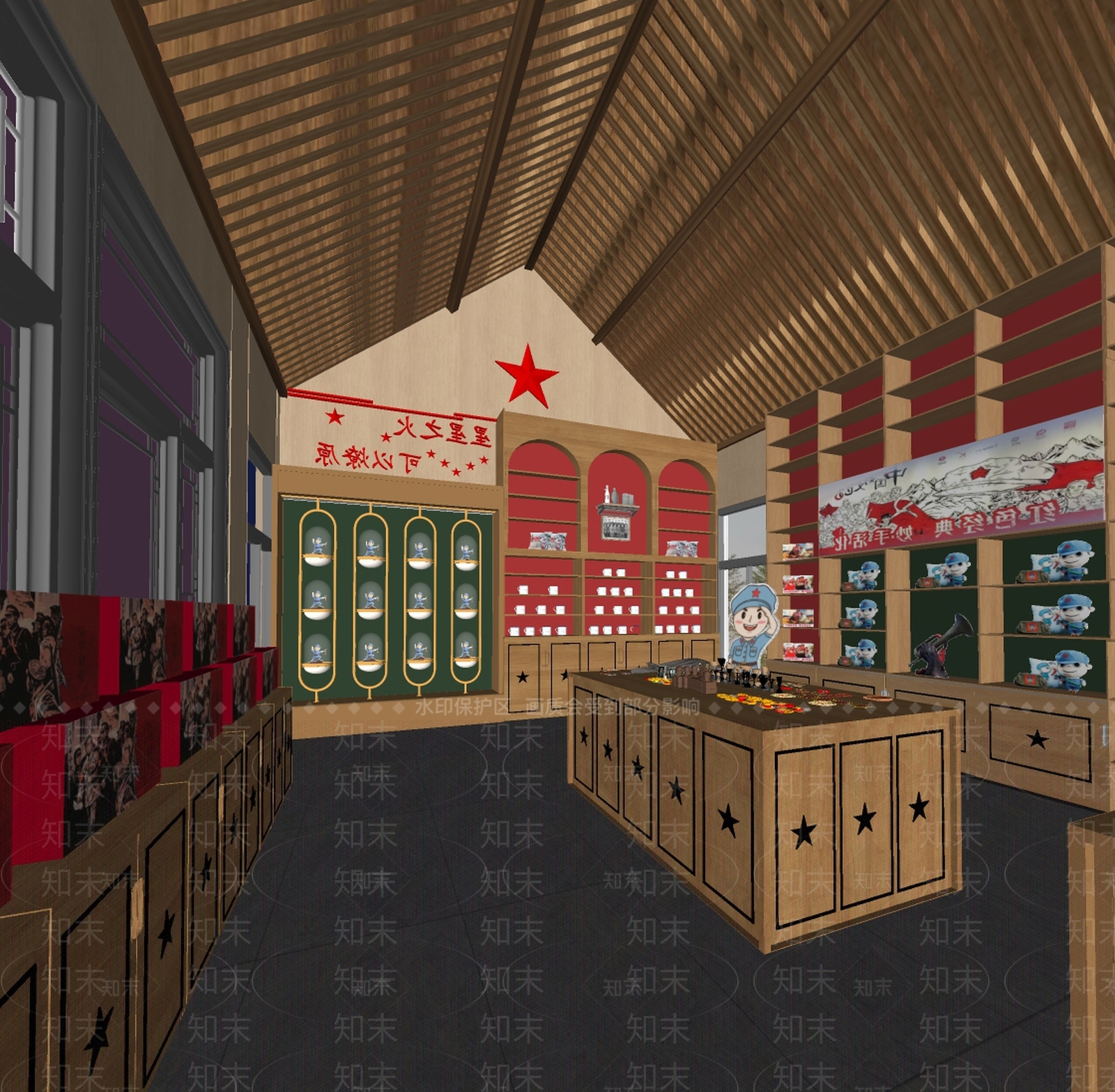 现代其他店铺SU模型下载【ID:1170327434】