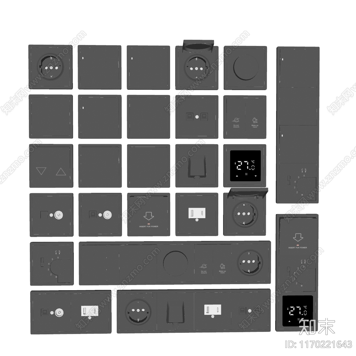 开关SU模型下载【ID:1170221643】