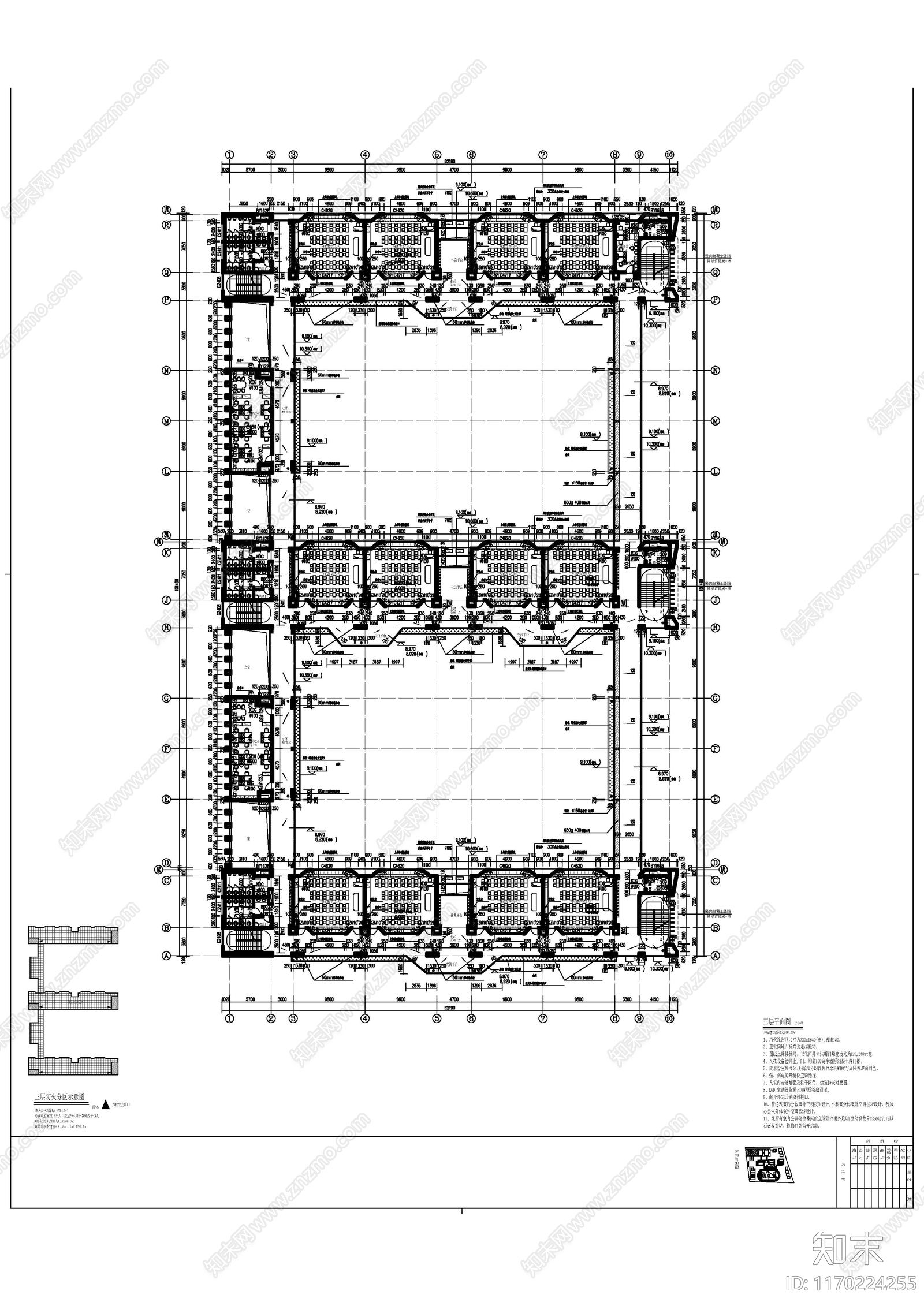 现代学校建筑cad施工图下载【ID:1170224255】