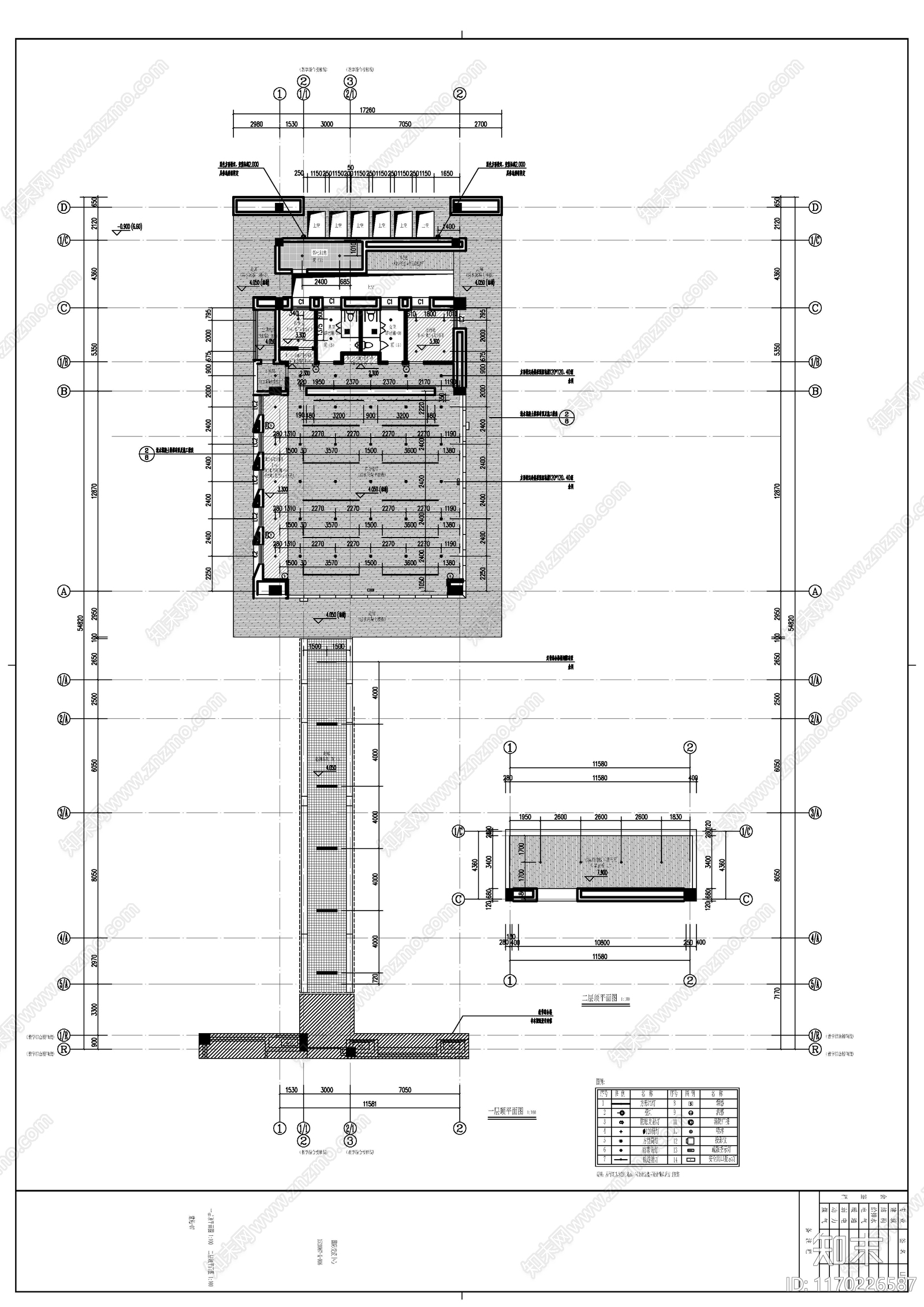 现代学校建筑cad施工图下载【ID:1170226587】