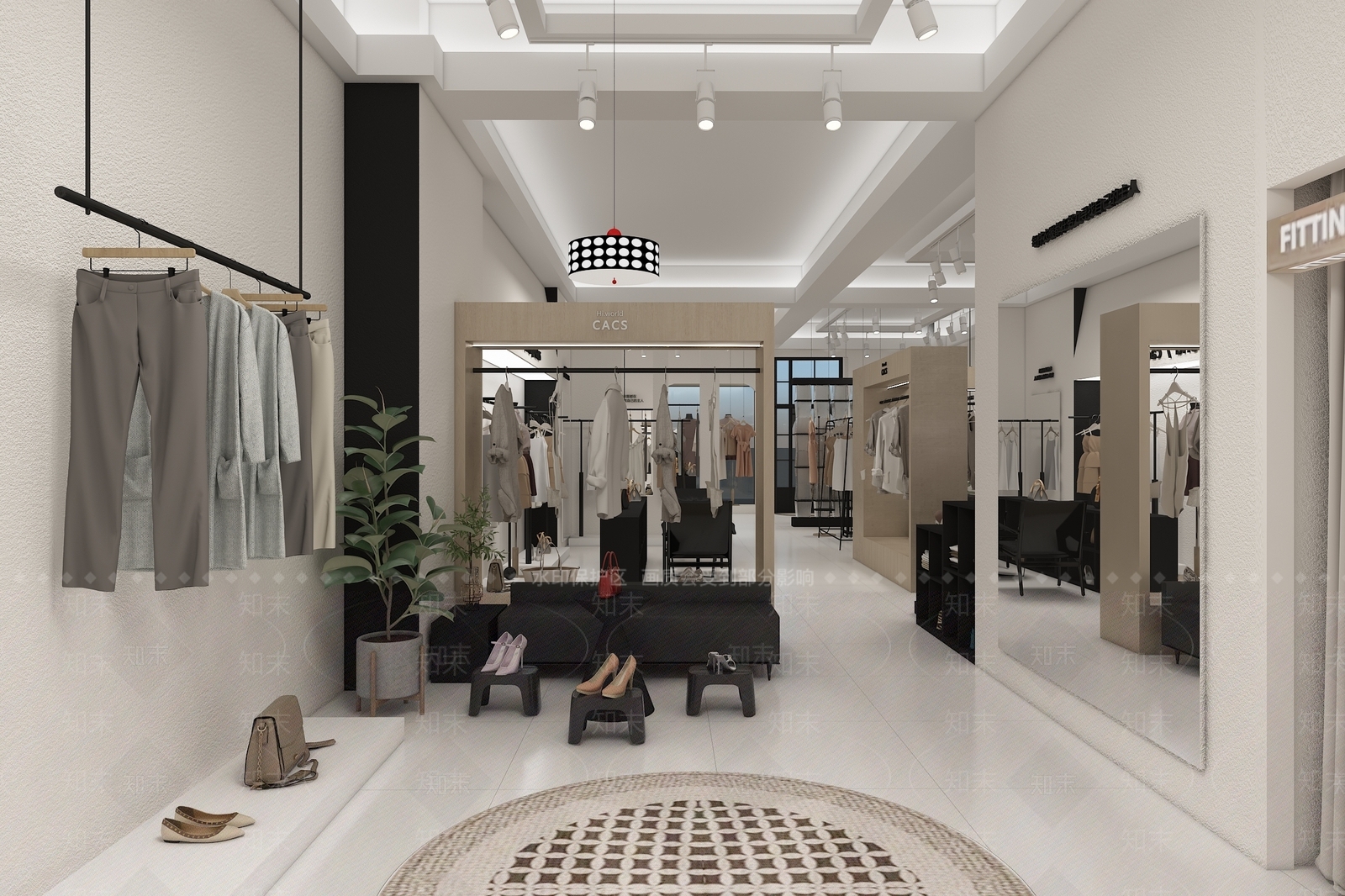 现代服装店3D模型下载【ID:1170229746】