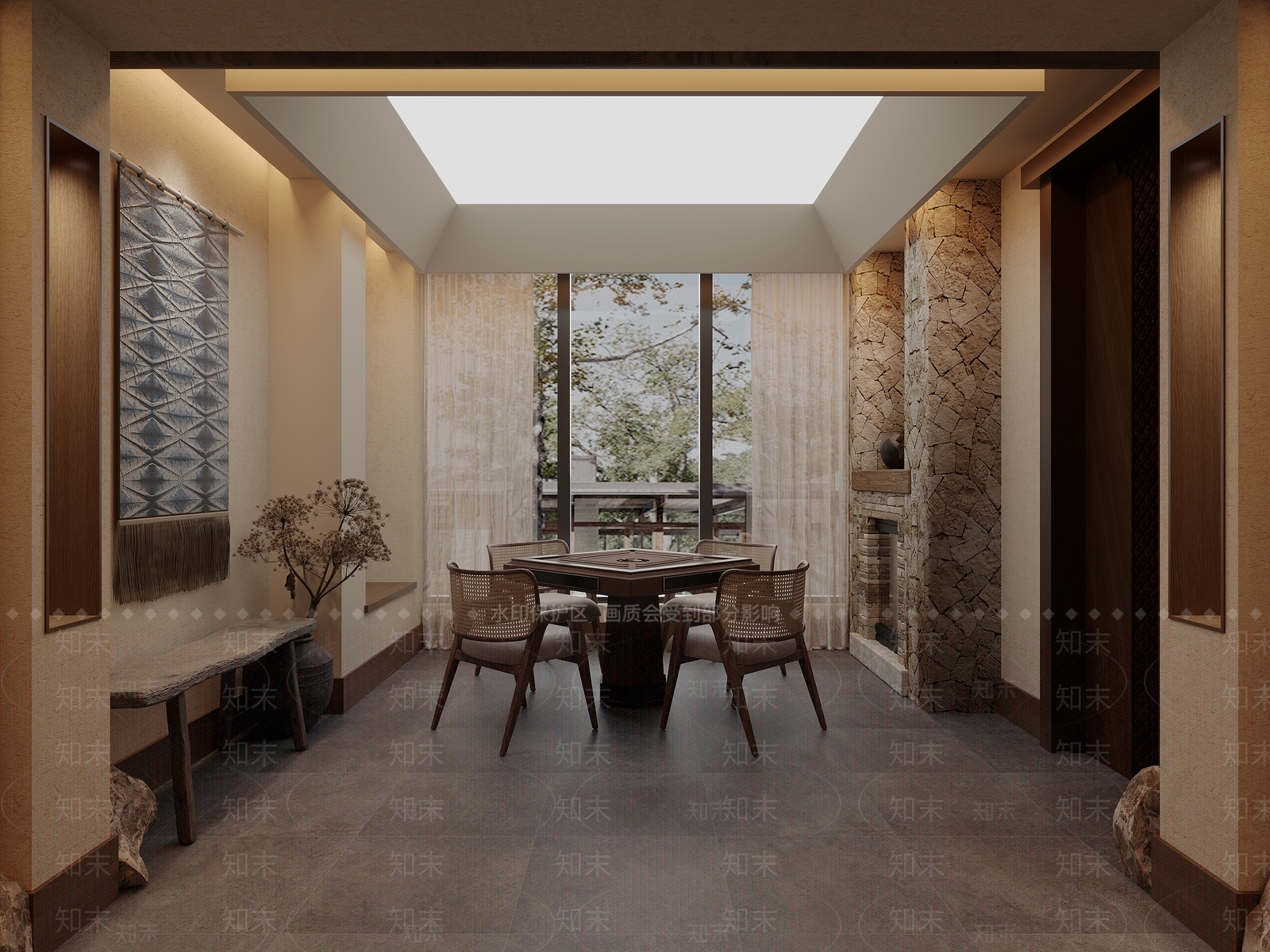侘寂中古民宿3D模型下载【ID:1170230465】