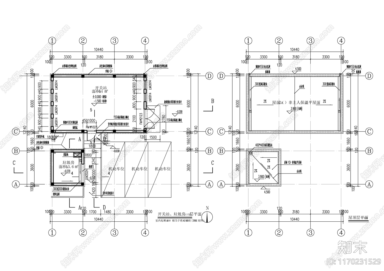 现代其他建筑cad施工图下载【ID:1170231529】