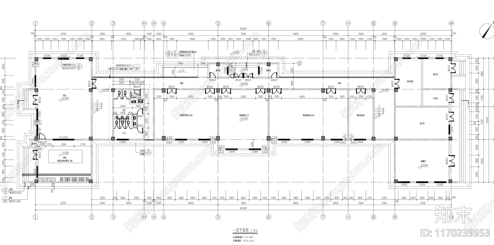 现代学校建筑cad施工图下载【ID:1170239953】