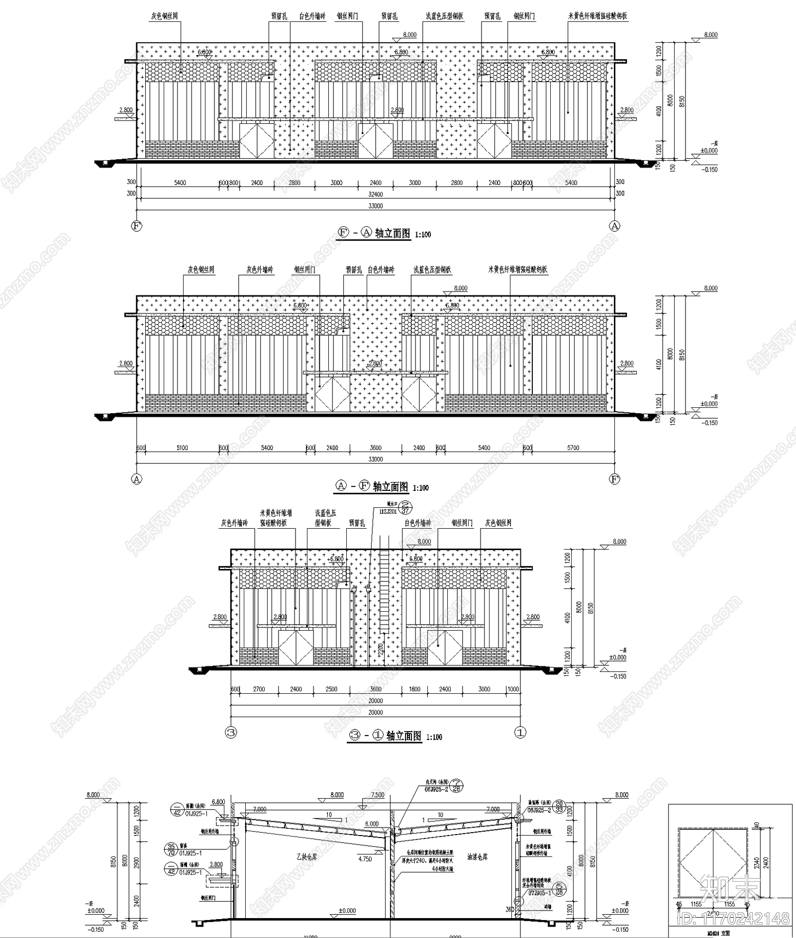 现代其他建筑cad施工图下载【ID:1170242148】