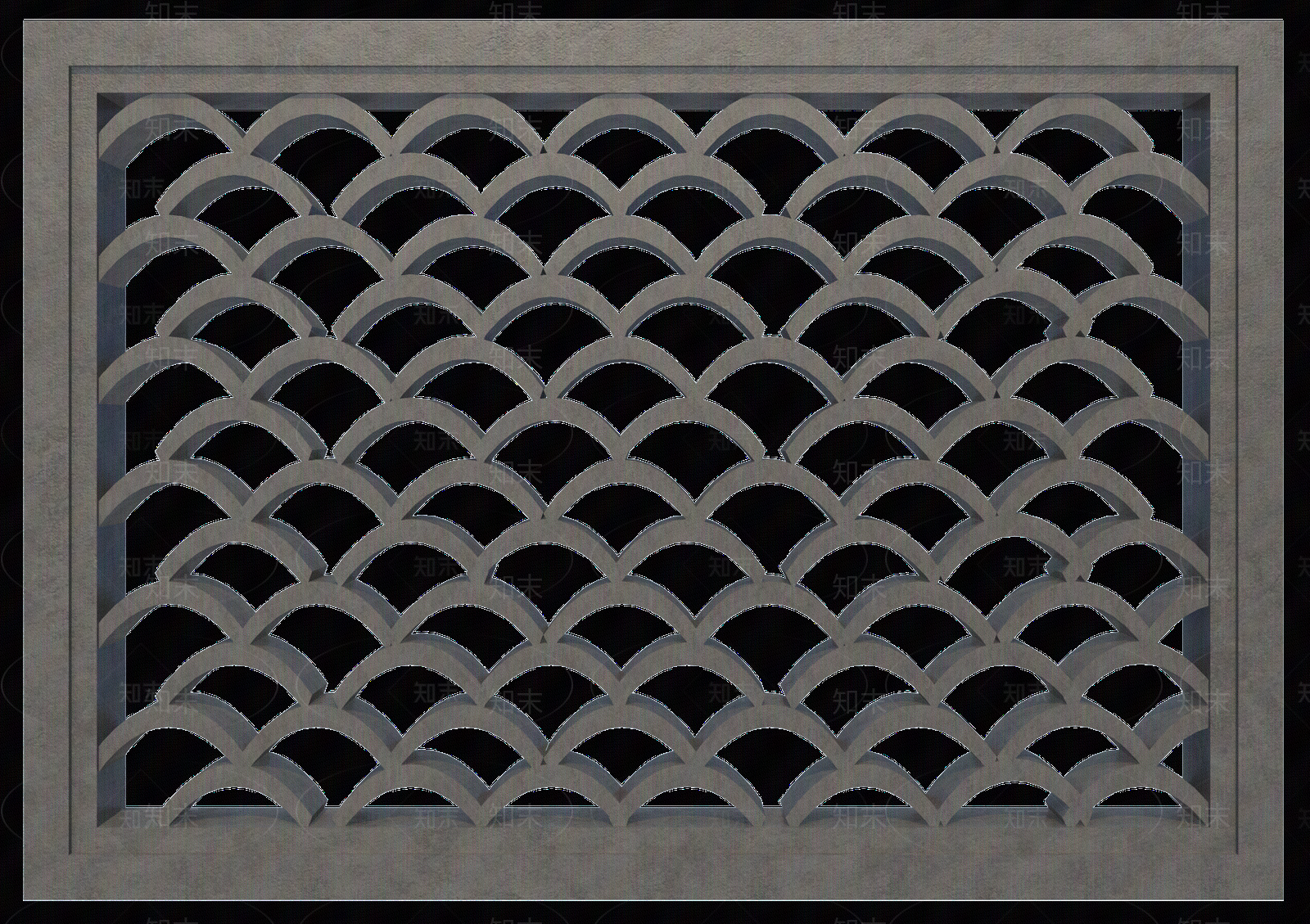 新中式中式窗户贴图下载【ID:1170245686】