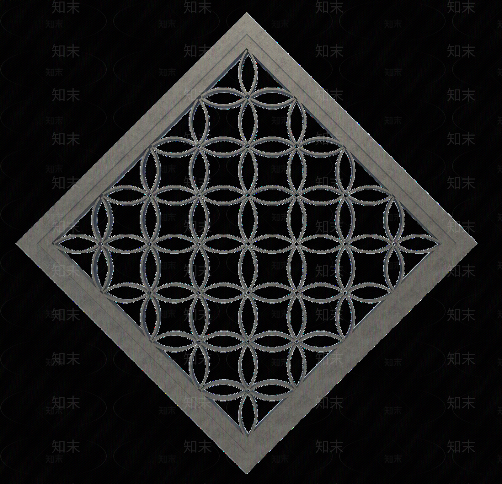 新中式中式窗户贴图下载【ID:1170245883】