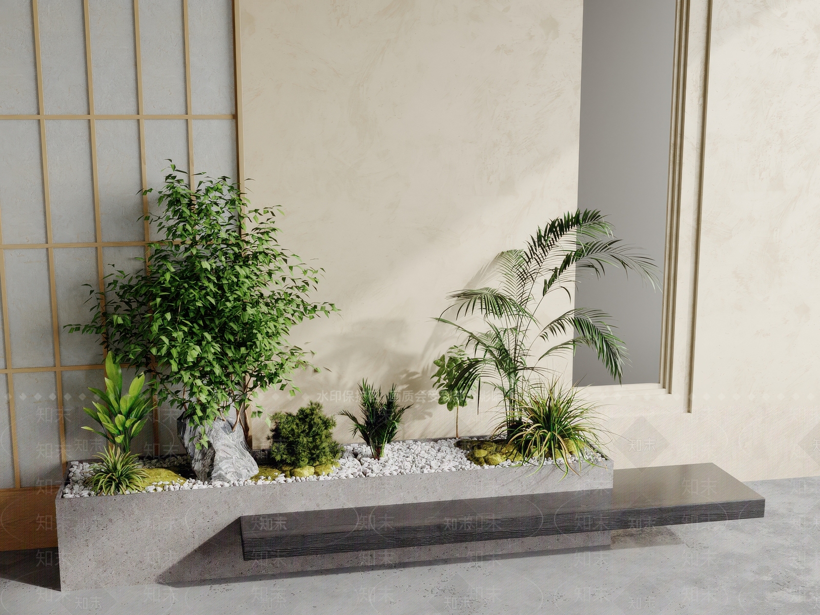 植物堆3D模型下载【ID:1170247002】