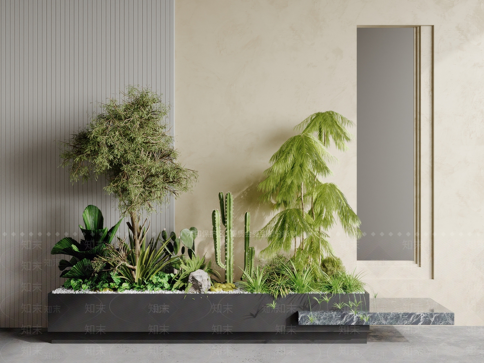 植物堆3D模型下载【ID:1170247237】
