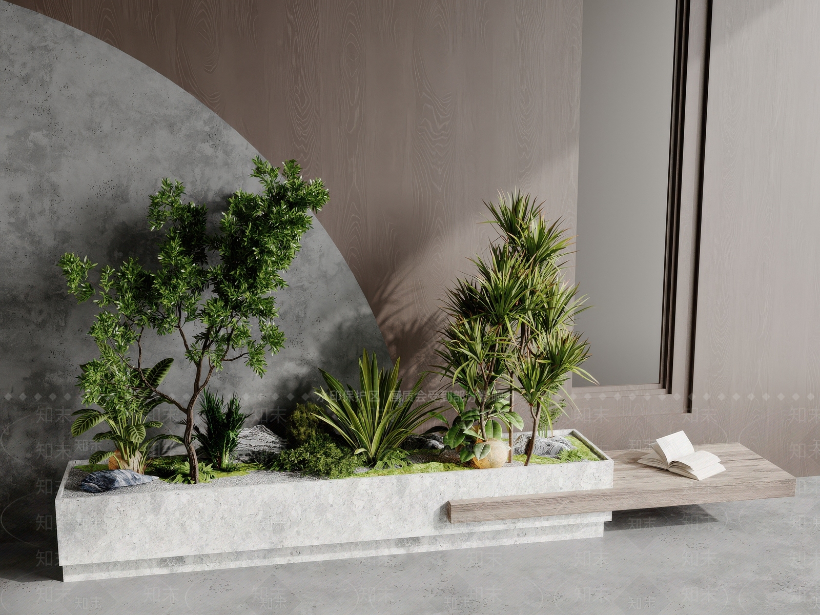 植物堆3D模型下载【ID:1170248035】