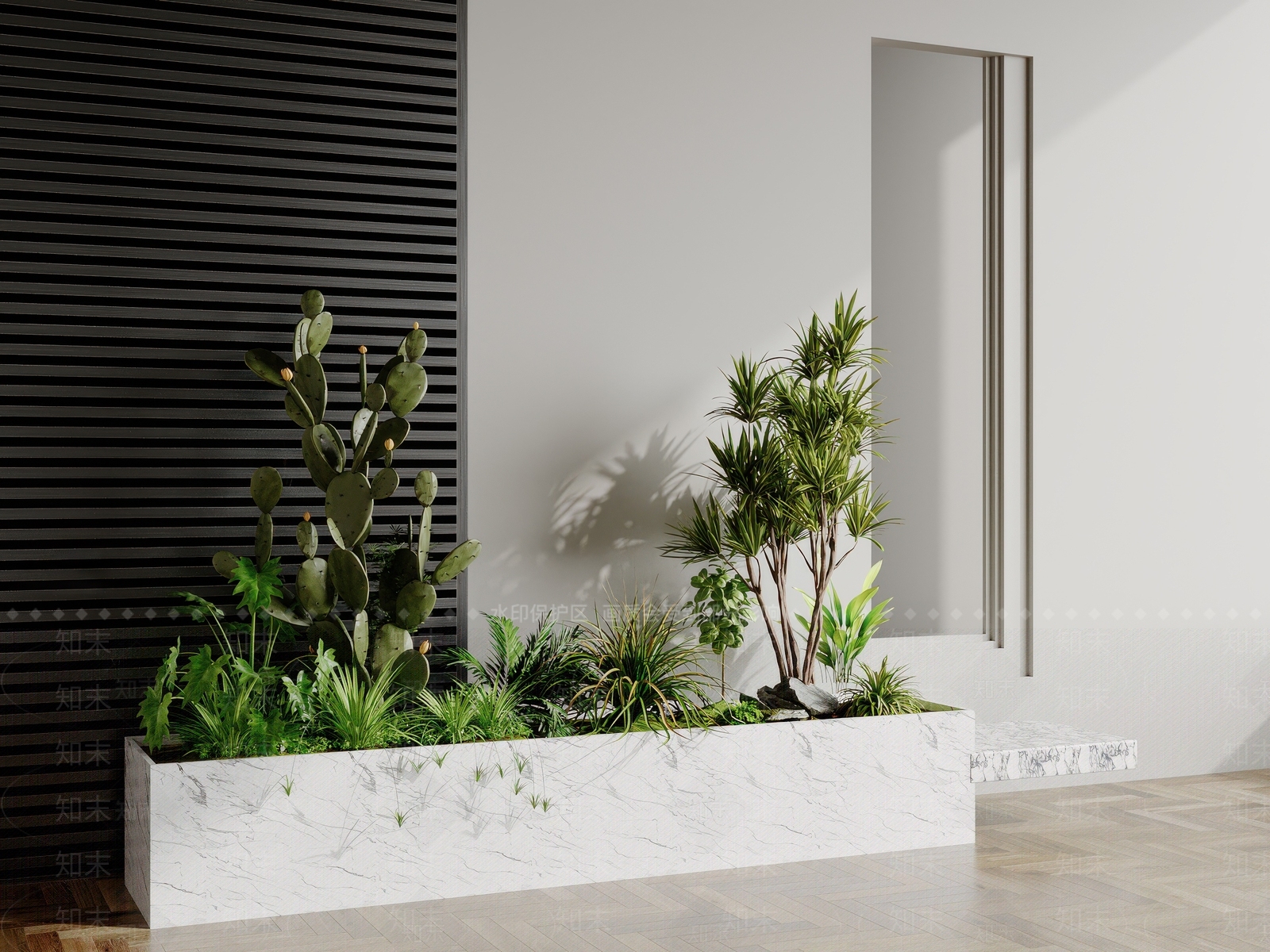 植物堆3D模型下载【ID:1170248836】