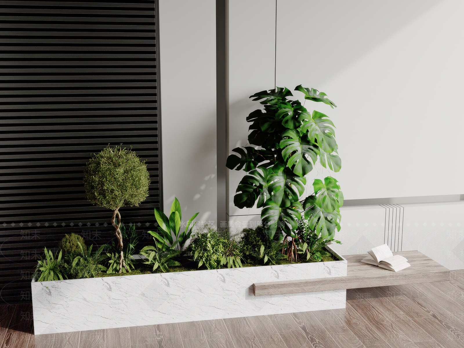 植物组合SU模型下载【ID:1170249497】