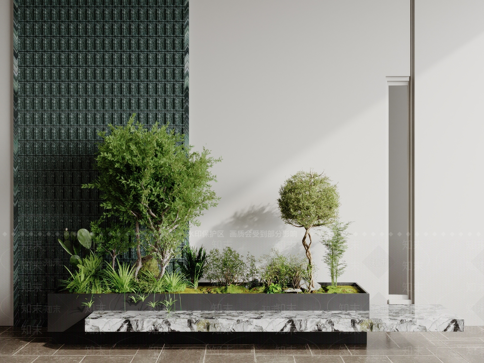 植物组合SU模型下载【ID:1170251136】