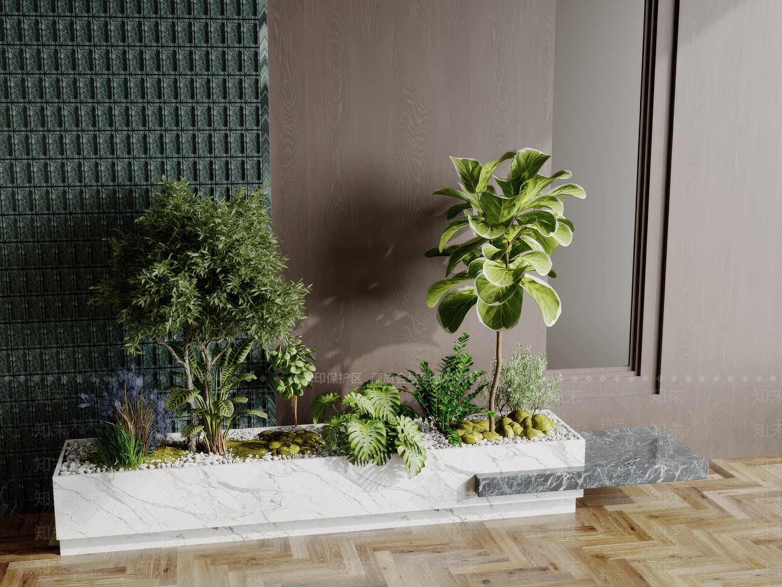 植物组合SU模型下载【ID:1170251491】