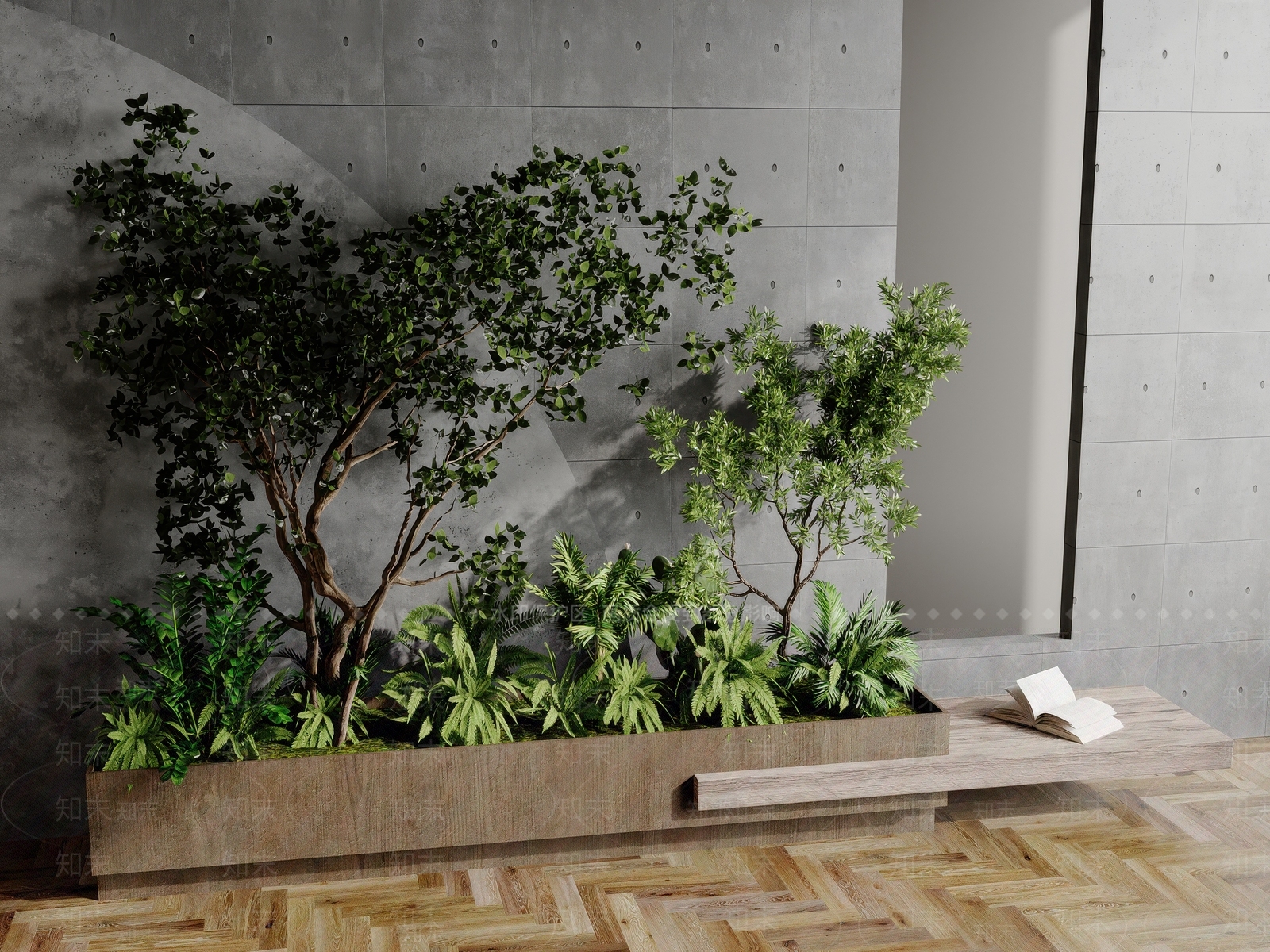 植物组合SU模型下载【ID:1170251409】