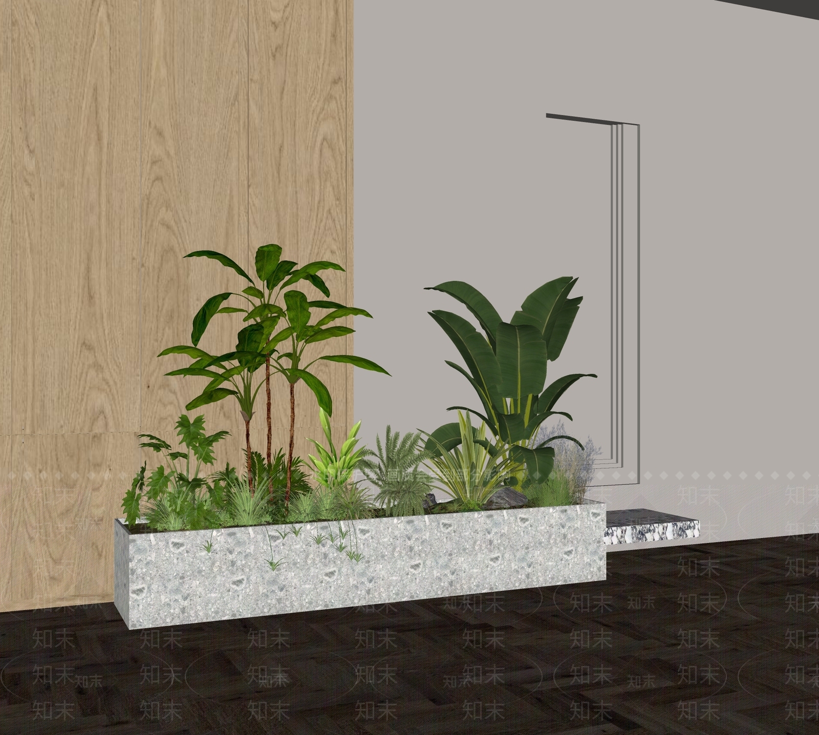 植物组合SU模型下载【ID:1170251924】