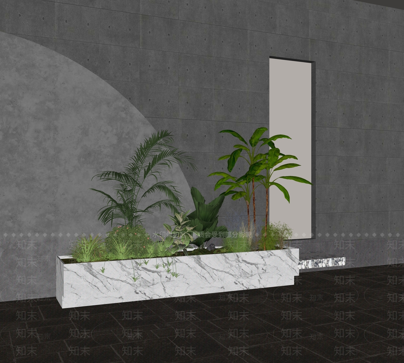 植物组合SU模型下载【ID:1170251916】
