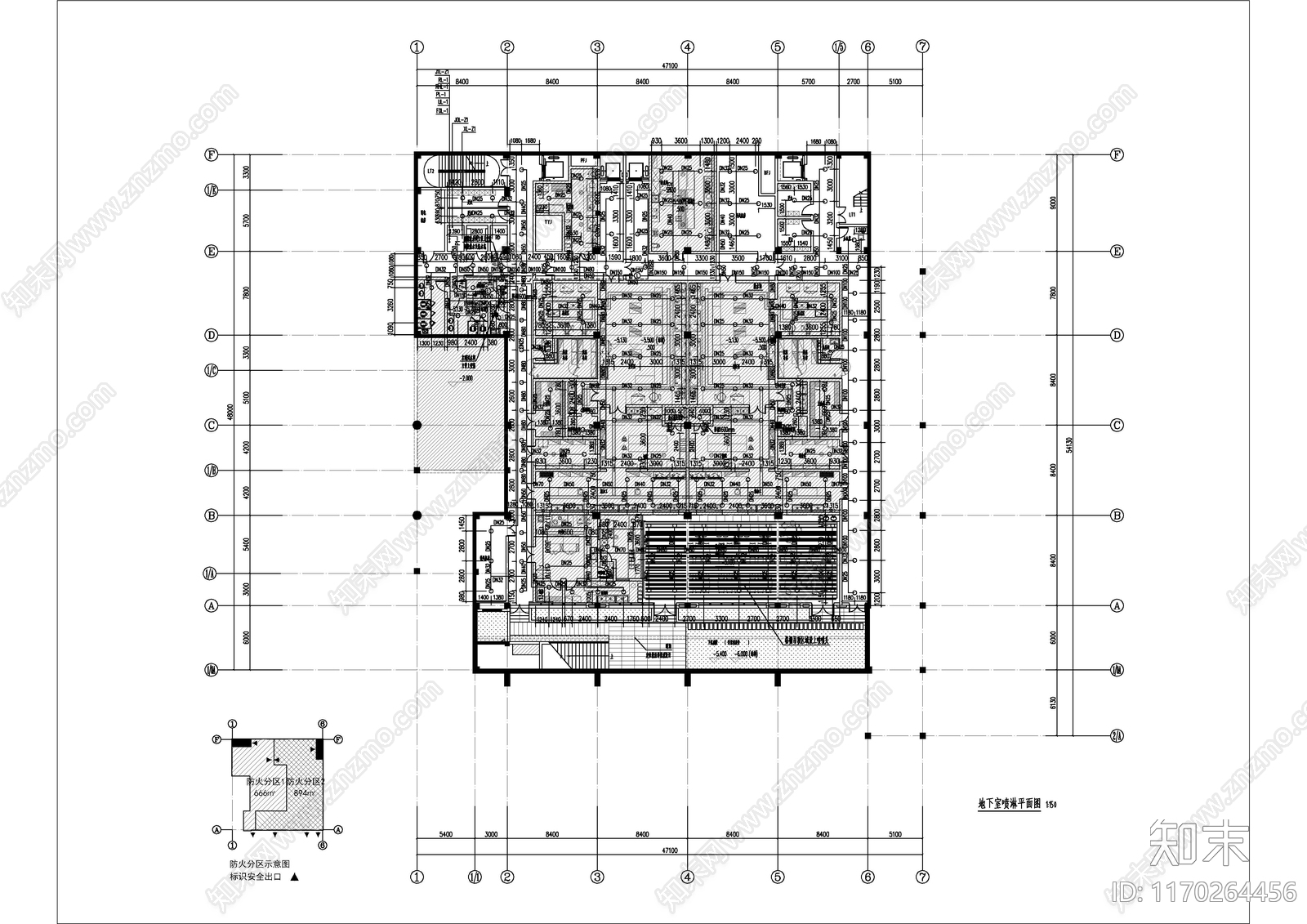 给排水图cad施工图下载【ID:1170264456】