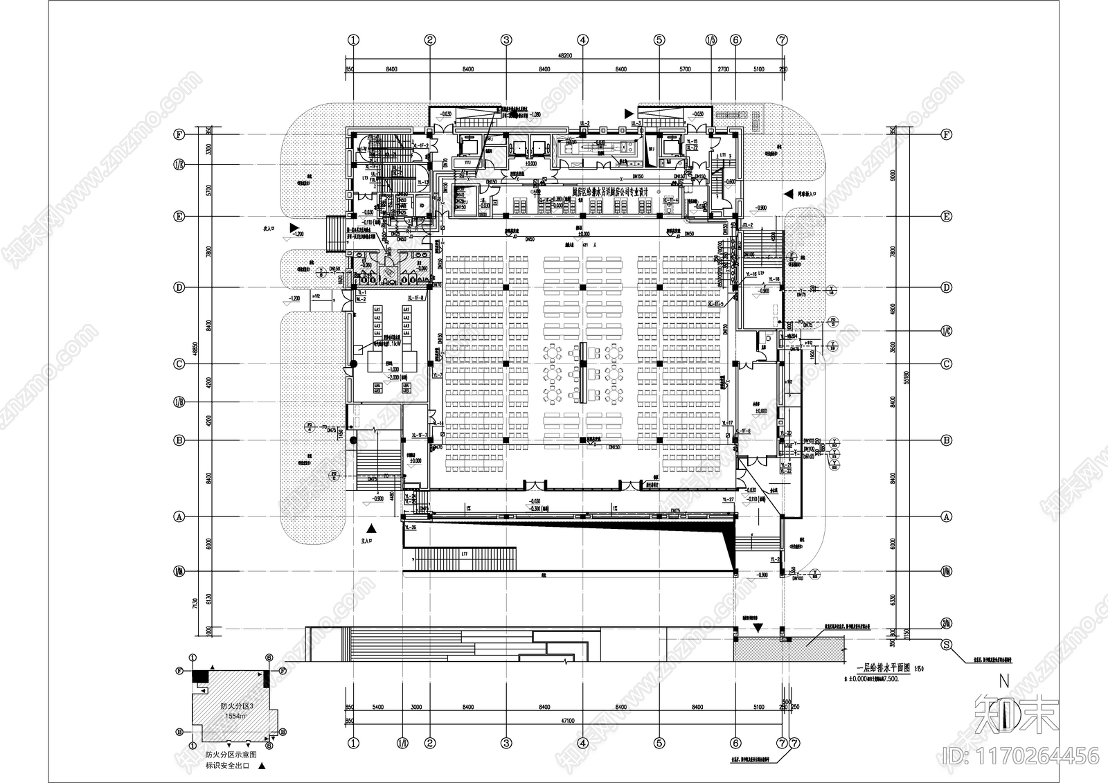 给排水图cad施工图下载【ID:1170264456】