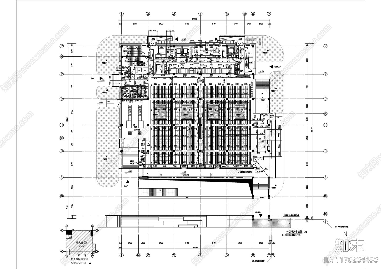 给排水图cad施工图下载【ID:1170264456】