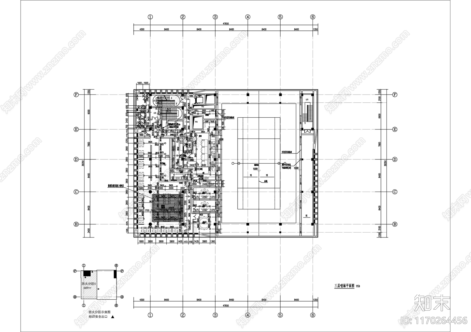 给排水图cad施工图下载【ID:1170264456】