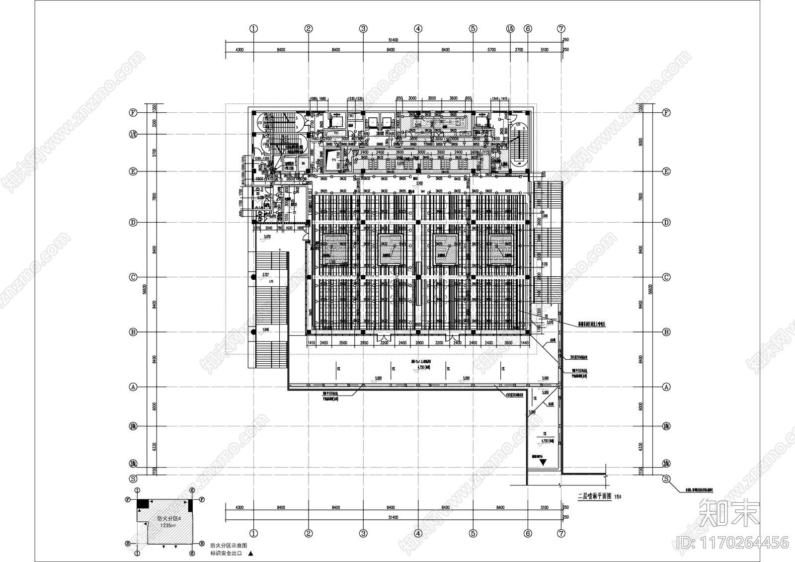 给排水图cad施工图下载【ID:1170264456】