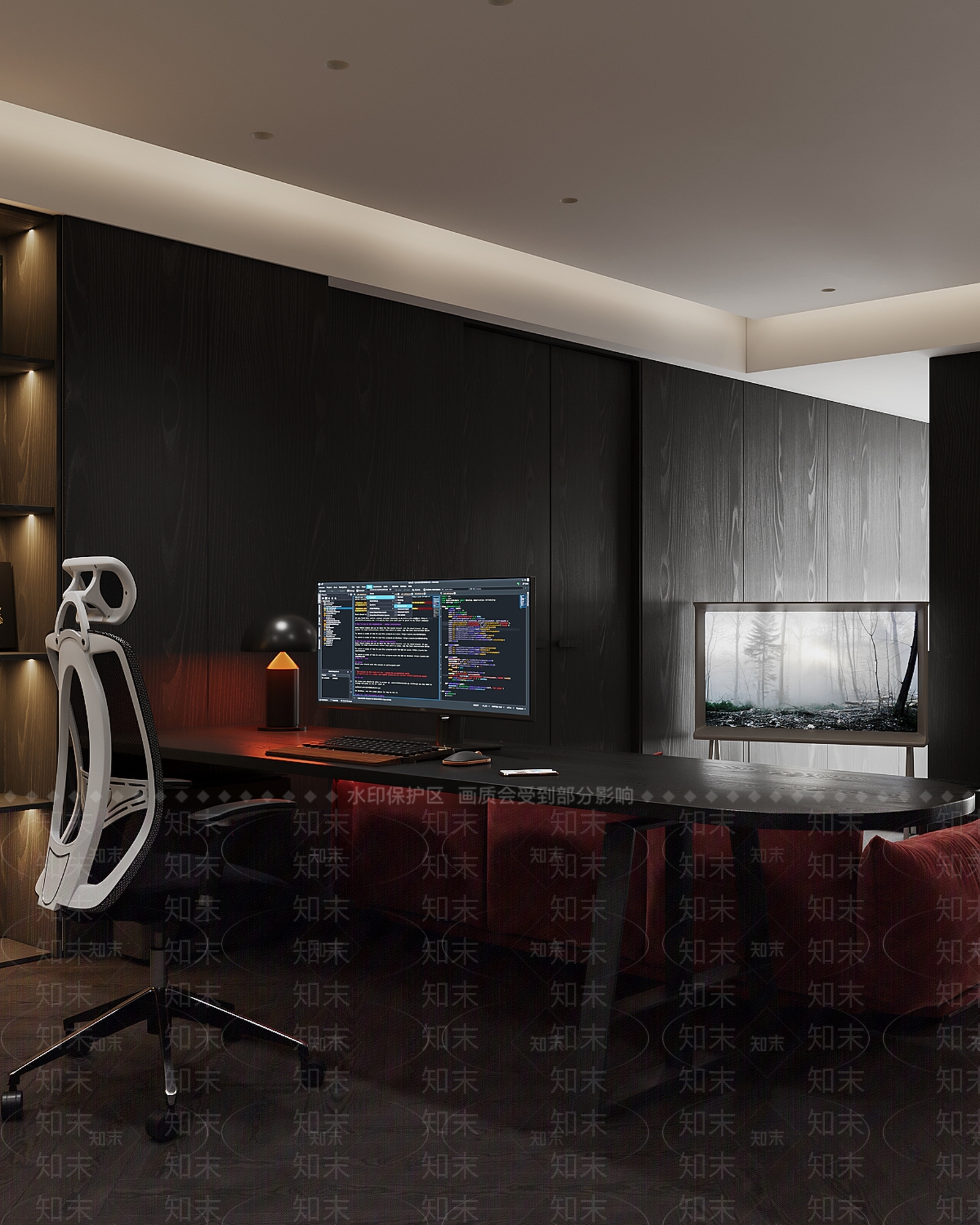 现代办公室3D模型下载【ID:1214725261】