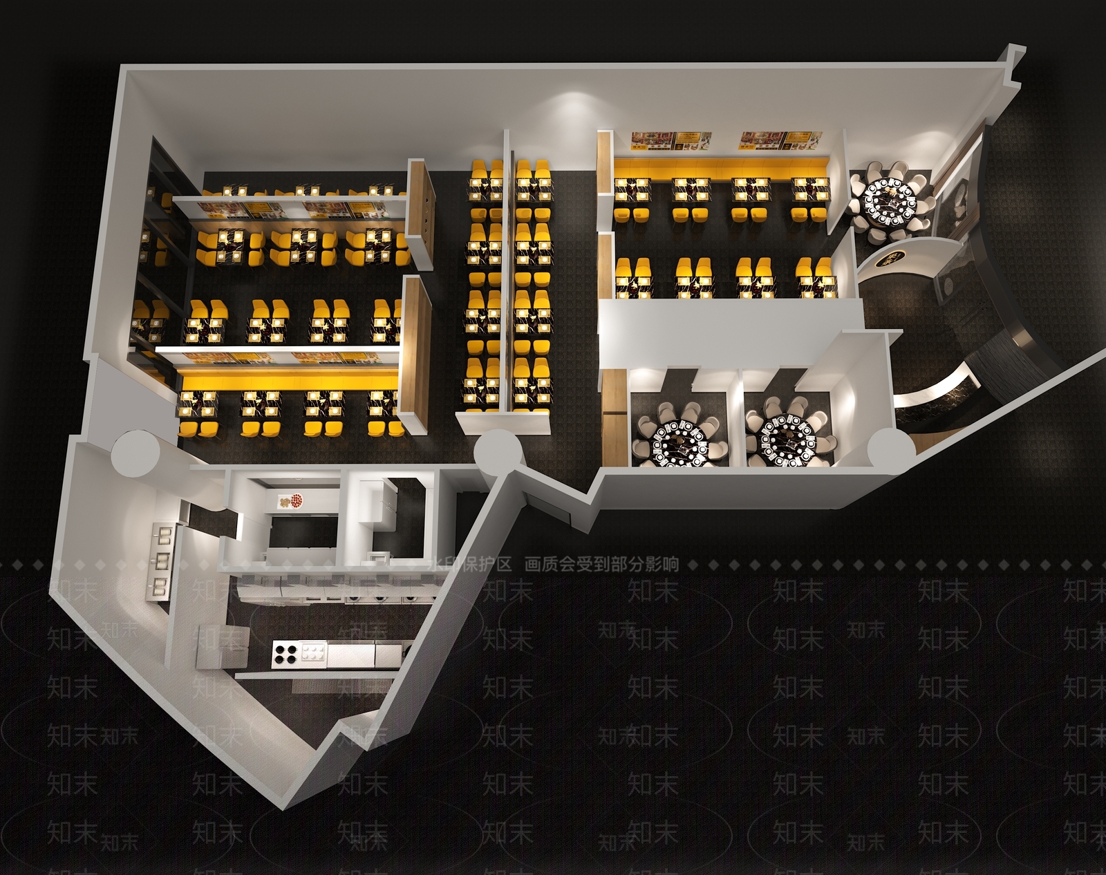 工业新中式火锅店3D模型下载【ID:1170274587】