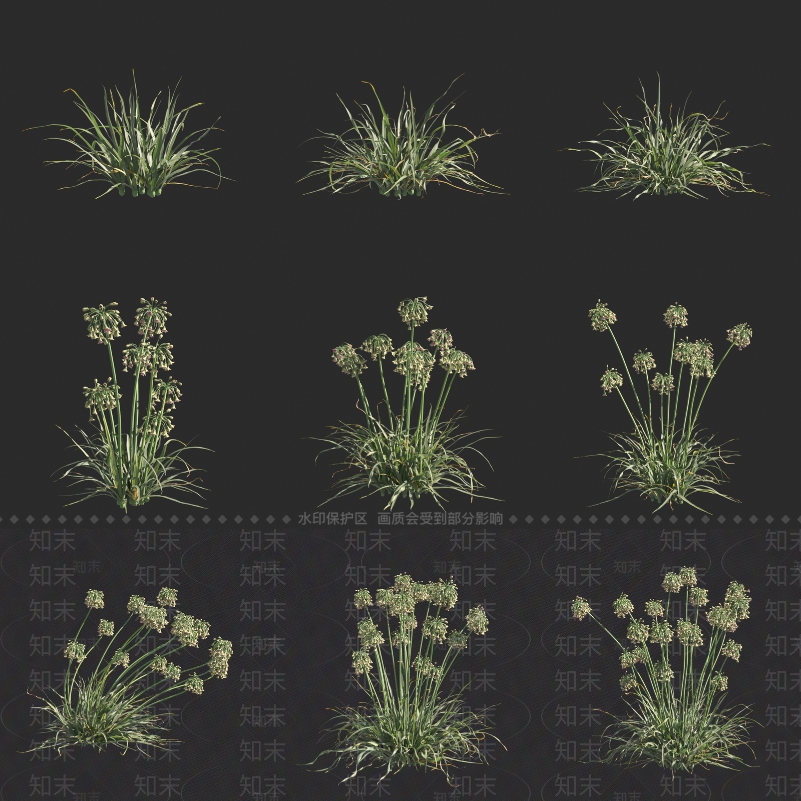 花草组合3D模型下载【ID:1170276284】