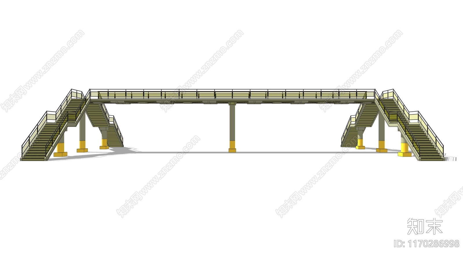 现代天桥SU模型下载【ID:1170286998】
