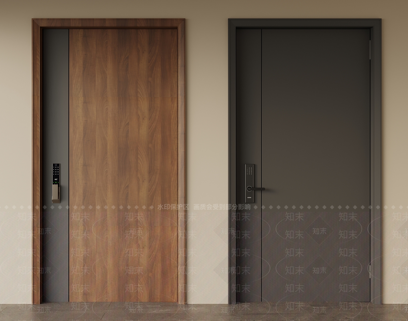 现代其他门SU模型下载【ID:1170290077】