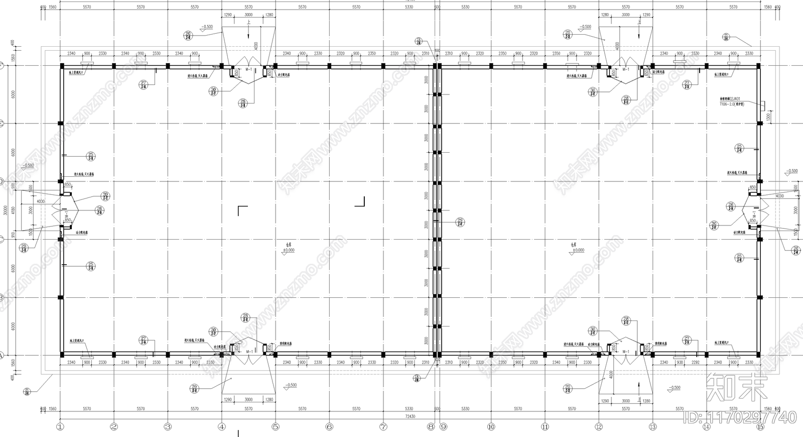 现代其他建筑cad施工图下载【ID:1170297740】