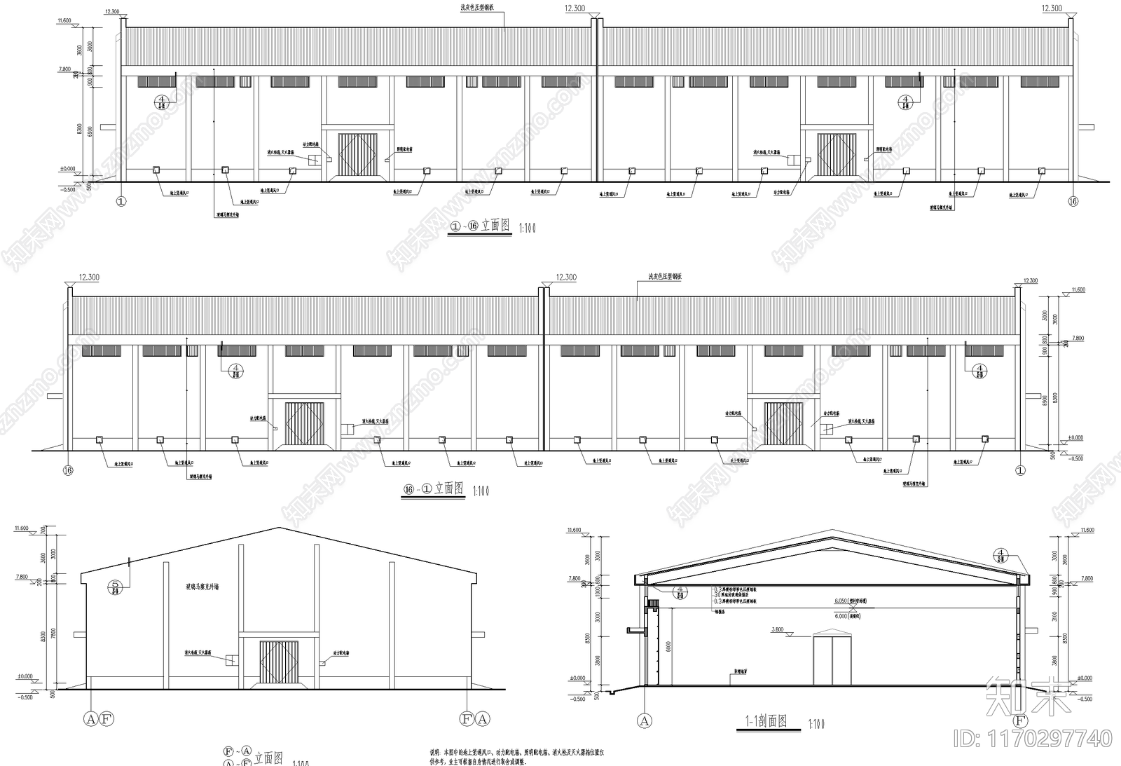 现代其他建筑cad施工图下载【ID:1170297740】