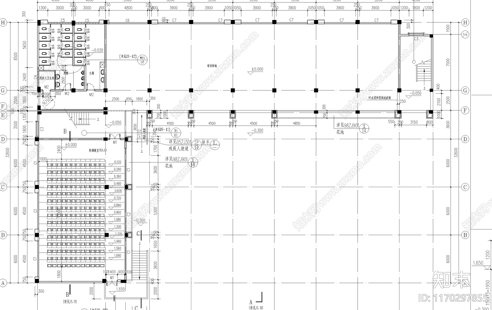现代其他公共建筑施工图下载【ID:1170297855】