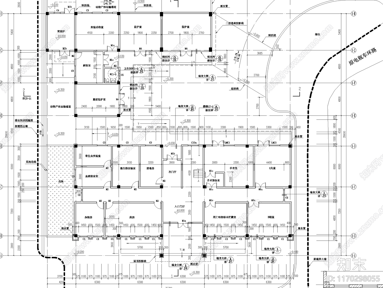 现代其他建筑cad施工图下载【ID:1170298055】