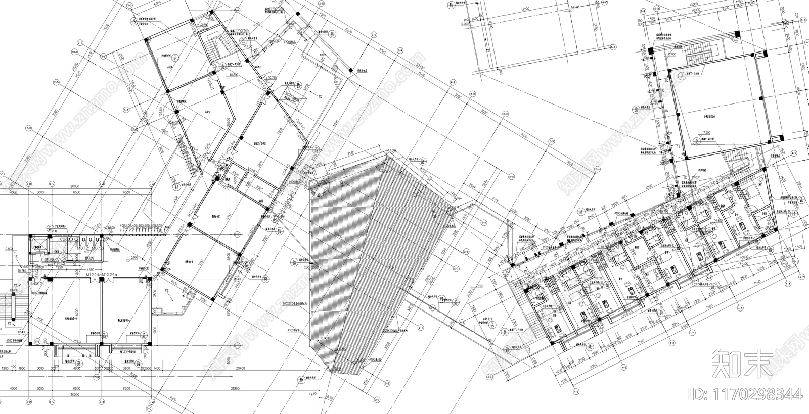 现代幼儿园建筑cad施工图下载【ID:1170298344】