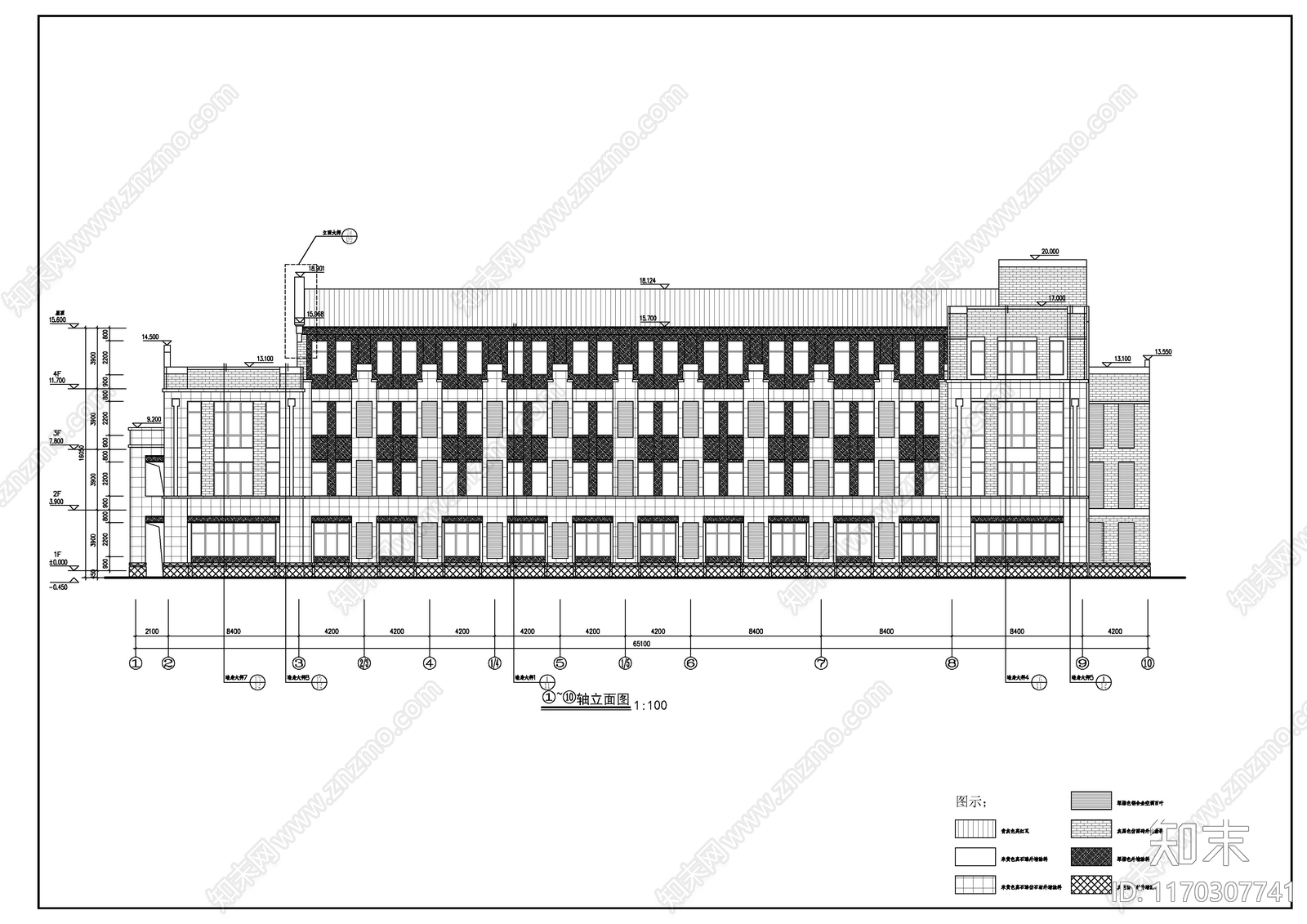 现代新中式学校建筑cad施工图下载【ID:1170307741】